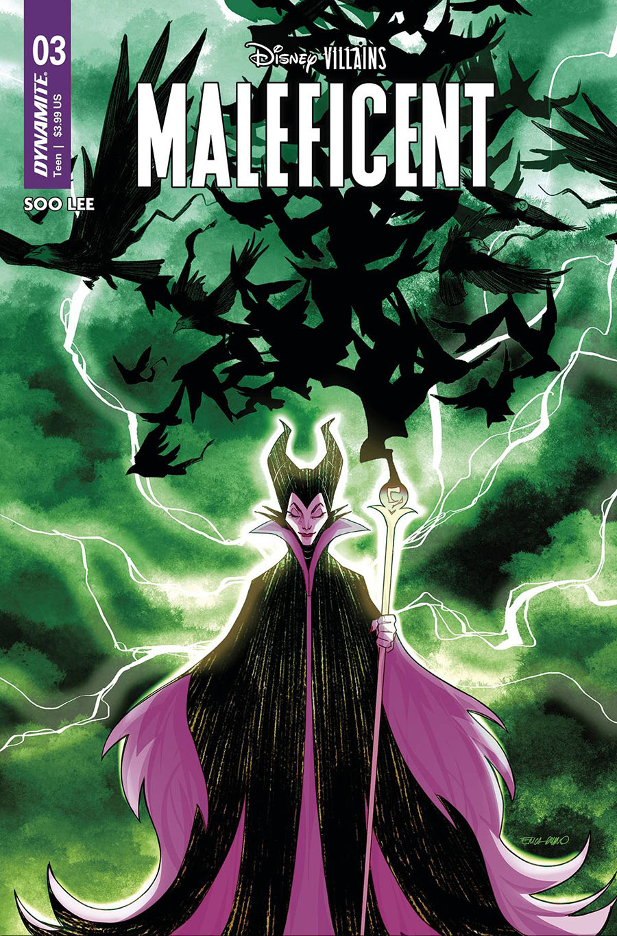 Disney Villains Maleficent #3 Cover E Variant Erica Durso Cover