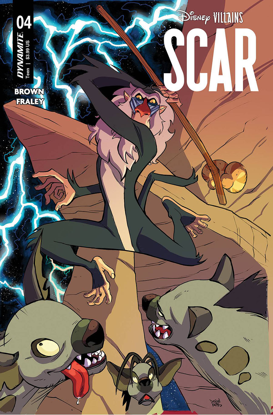 Disney Villains Scar #4 Cover D Variant Drew Moss Cover