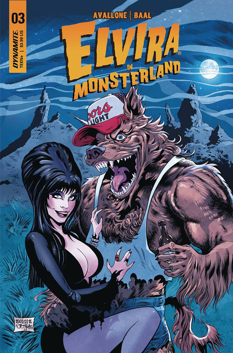 Elvira In Monsterland #3 Cover A Regular Dave Acosta Cover
