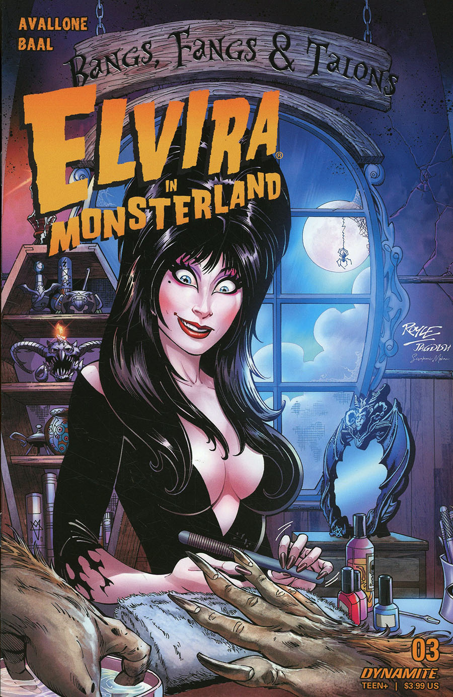 Elvira In Monsterland #3 Cover B Variant John Royle Cover