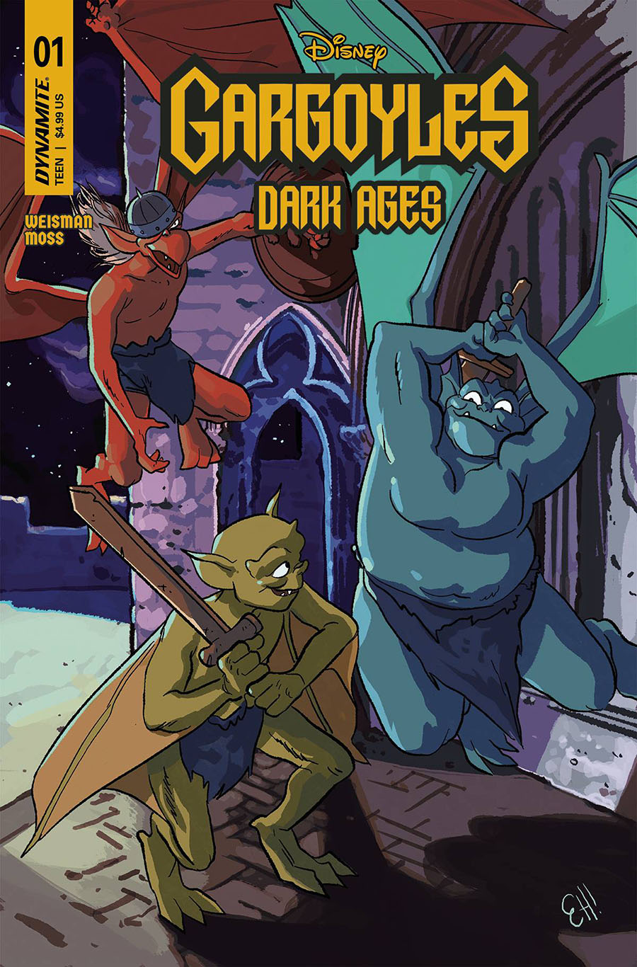 Gargoyles Dark Ages #1 Cover E Variant Erica Henderson Cover