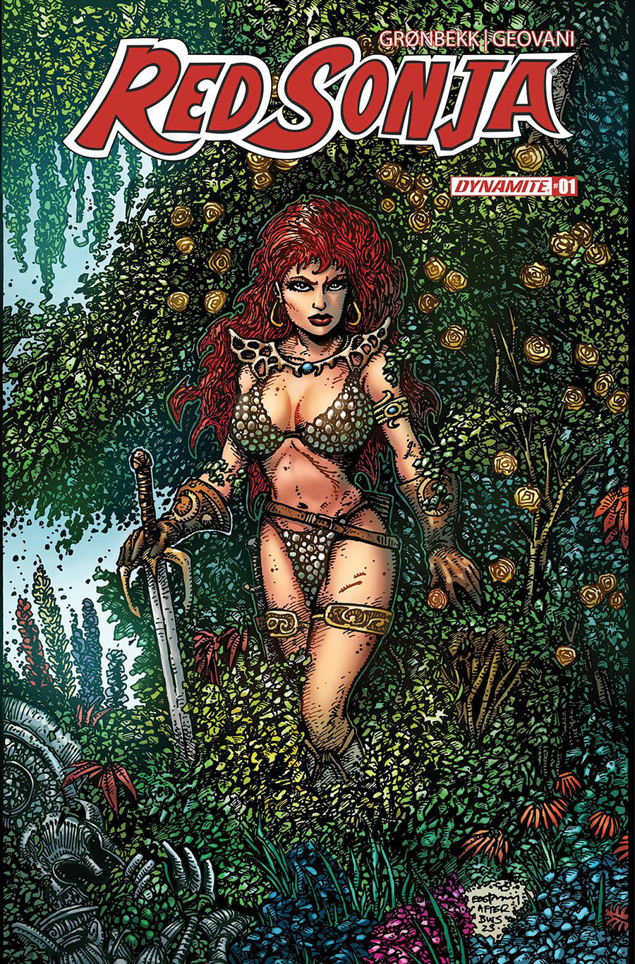 Red Sonja Vol 10 #1 Cover H Variant Kevin Eastman Cover