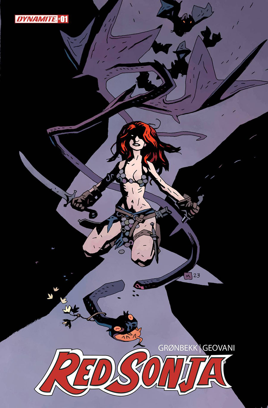 Red Sonja Vol 10 #1 Cover I Variant Mike Mignola Cover