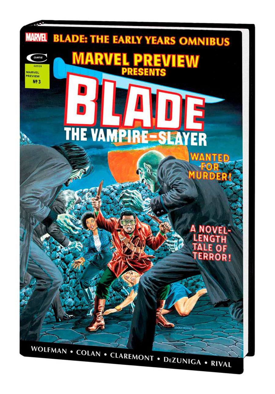 Blade The Early Years Omnibus HC Direct Market Gray Morrow Variant Cover