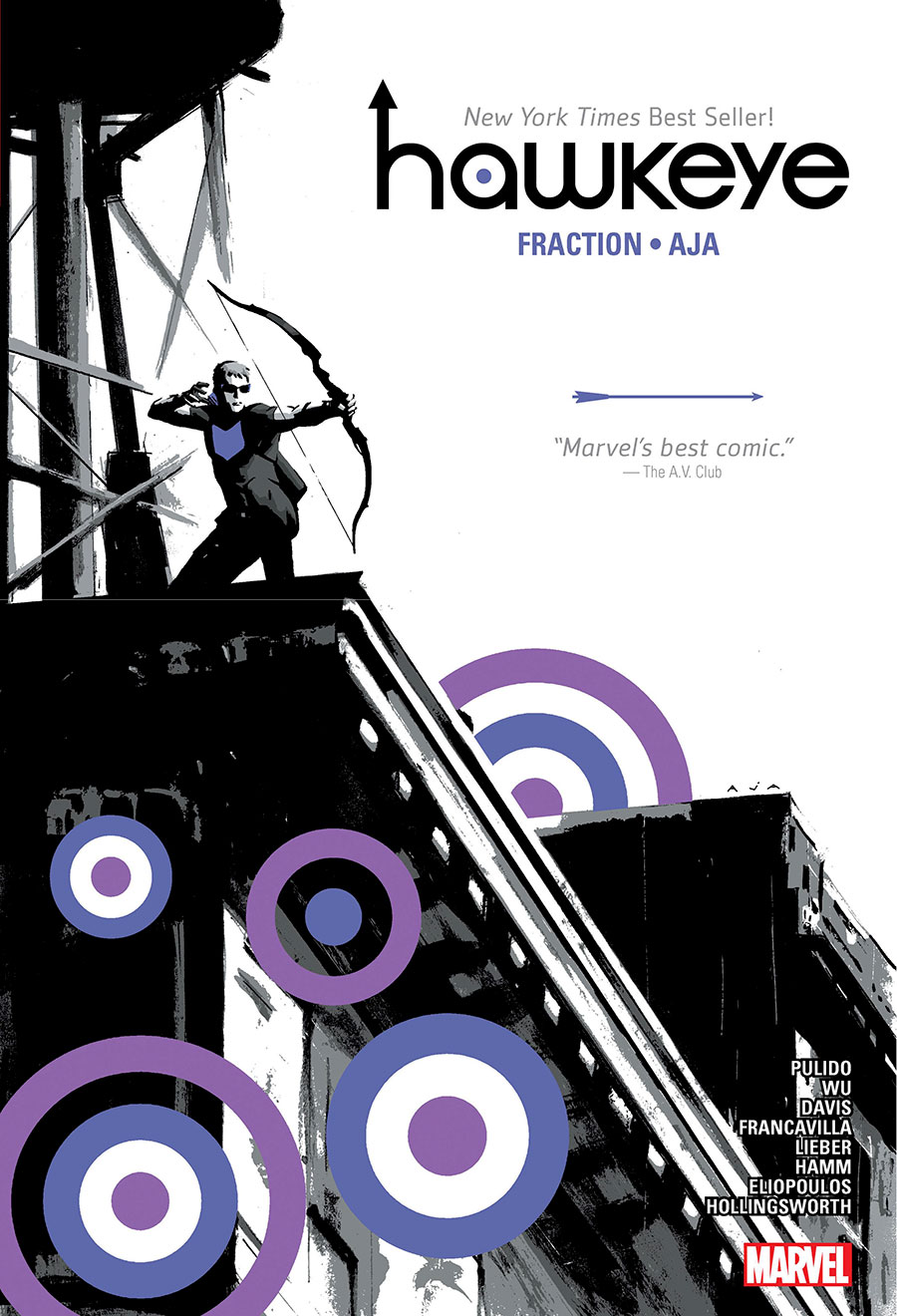 Hawkeye By Matt Fraction & David Aja Omnibus HC Book Market David Aja Cover New Printing