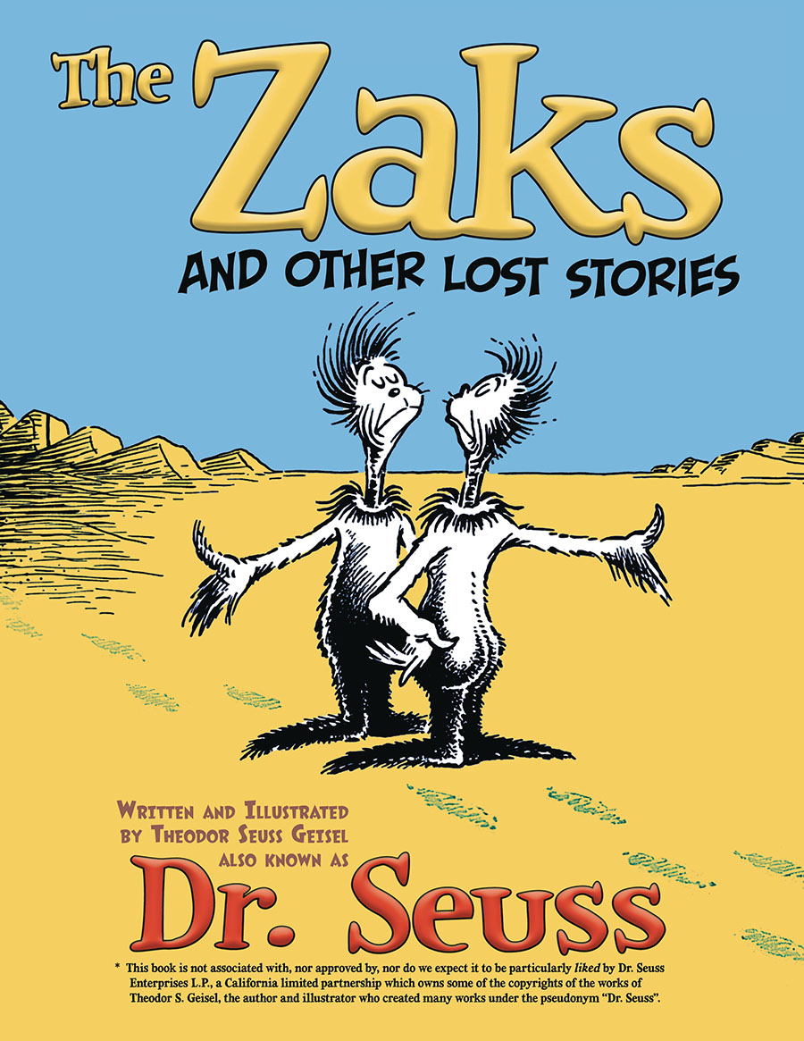 Zaks And Other Lost Stories HC