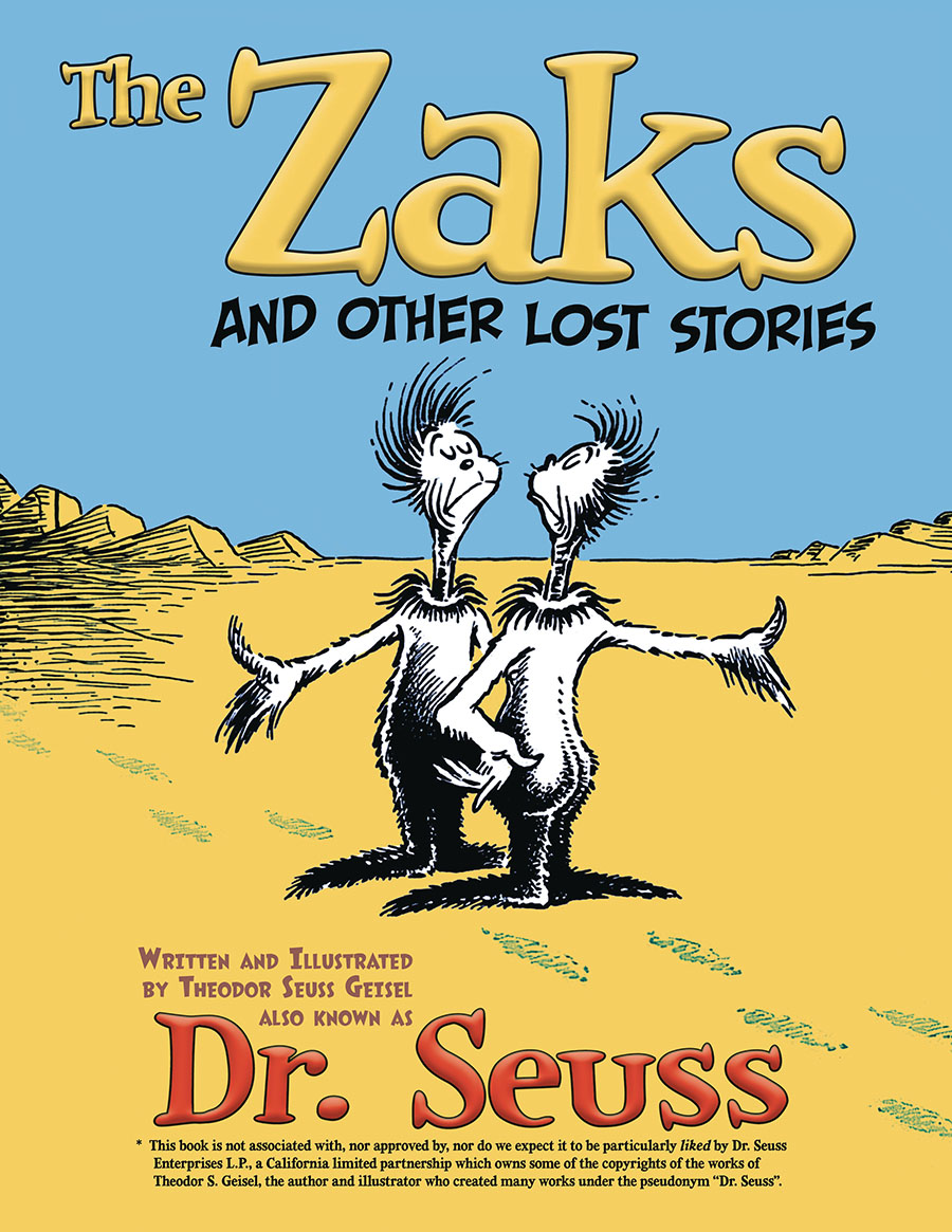 Zaks And Other Lost Stories TP