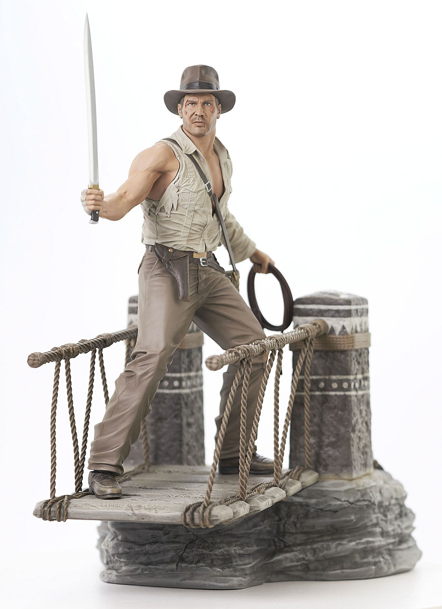 Indiana Jones Gallery Temple Of Doom Bridge Deluxe PVC Diorama Statue