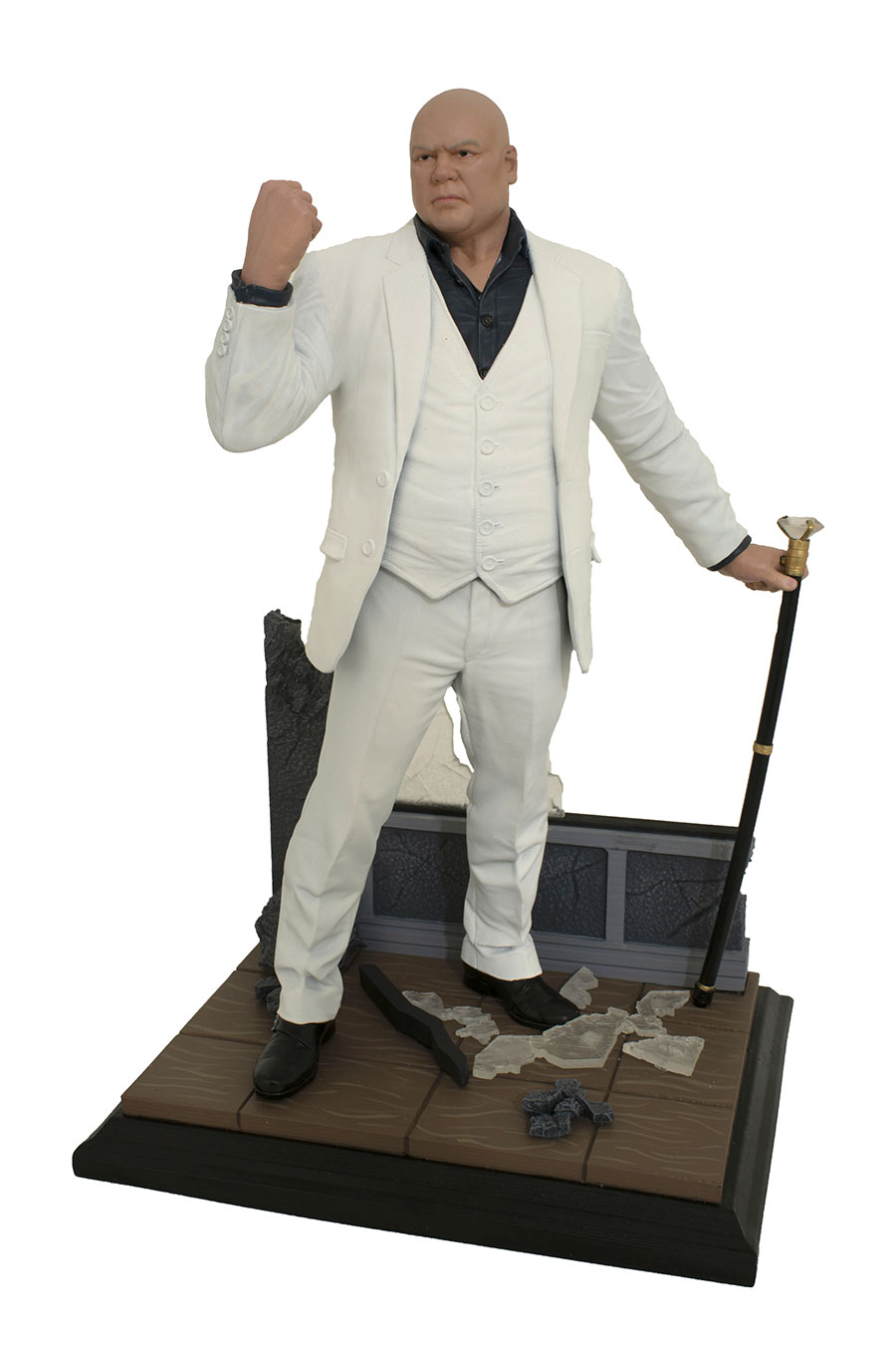 Marvel TV Gallery Hawkeye Disney Plus Kingpin PVC Diorama Statue