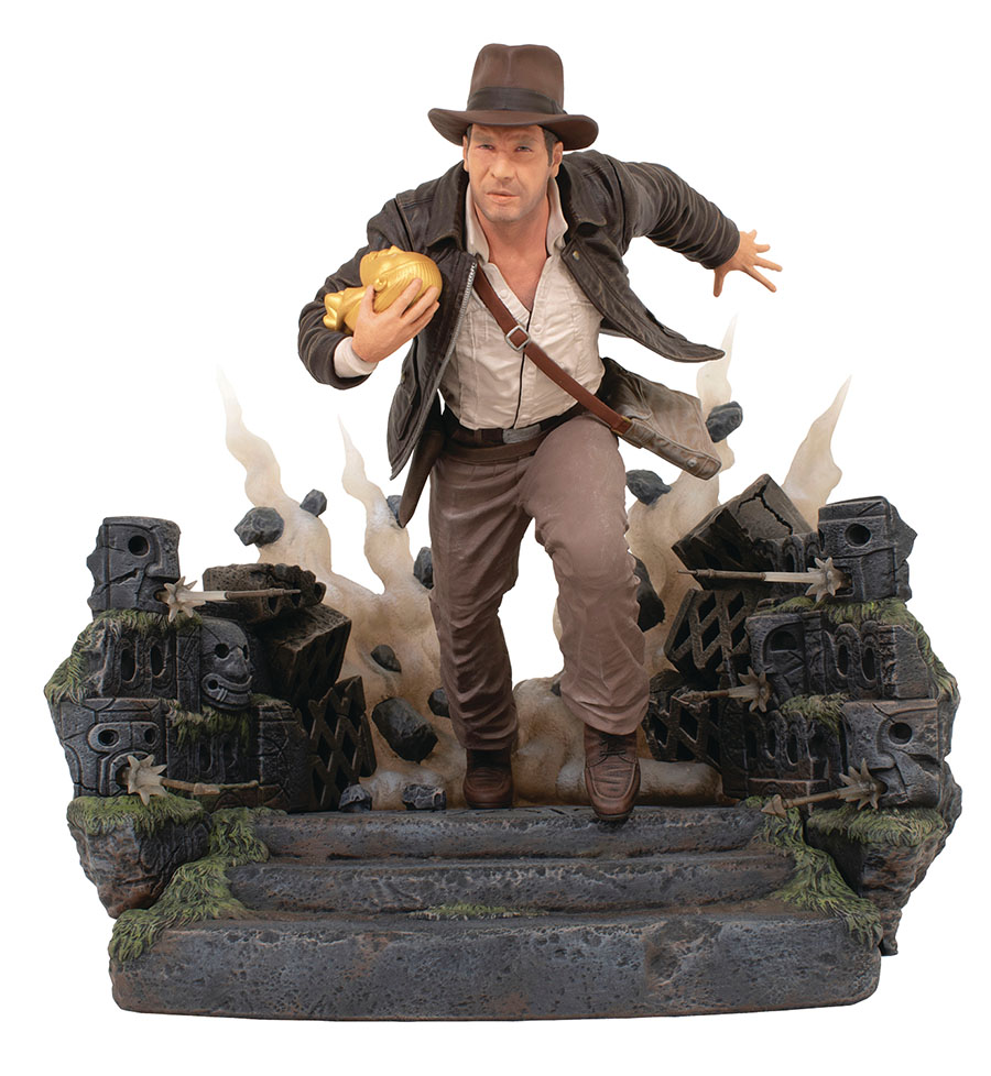 Indiana Jones Gallery Raiders Of The Lost Ark Escale Deluxe PVC Diorama Statue