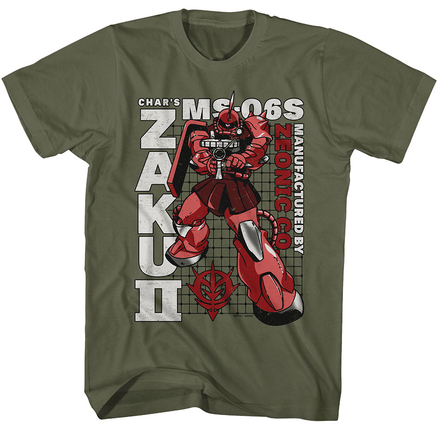 Mobile Suit Gundam The Original Zaku II T-Shirt Large