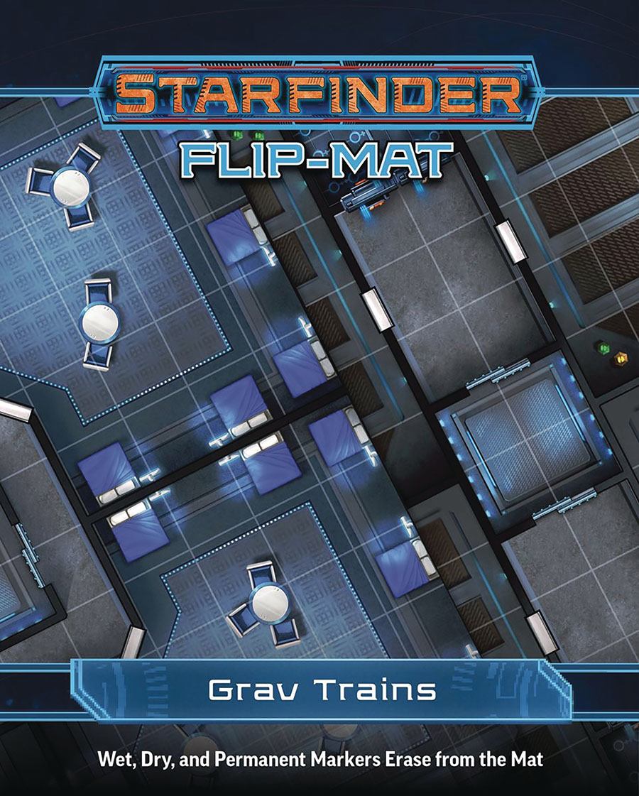Starfinder RPG Flip-Mat - Grav Trains