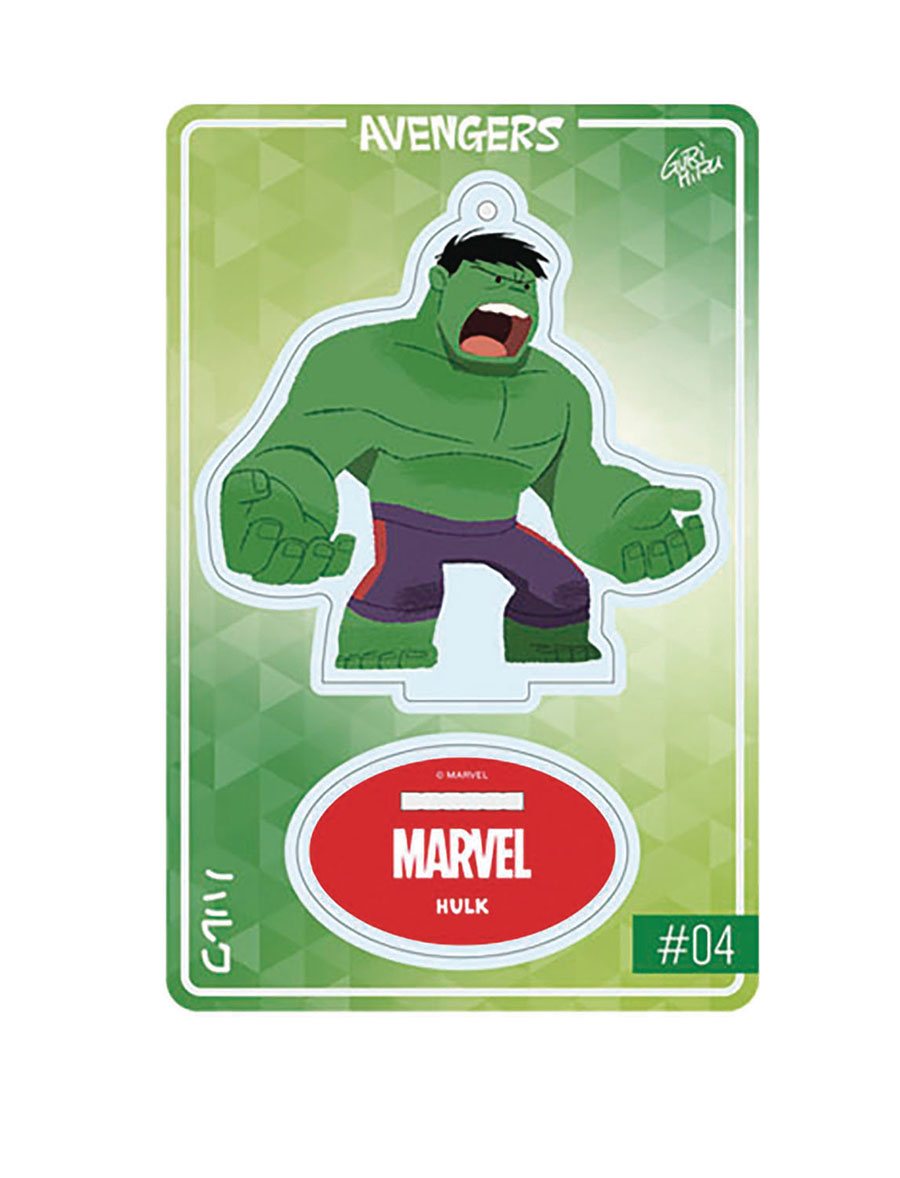Super Clear Marvel Starter Pack Avengers By Gurihiru Blind Mystery Box Display