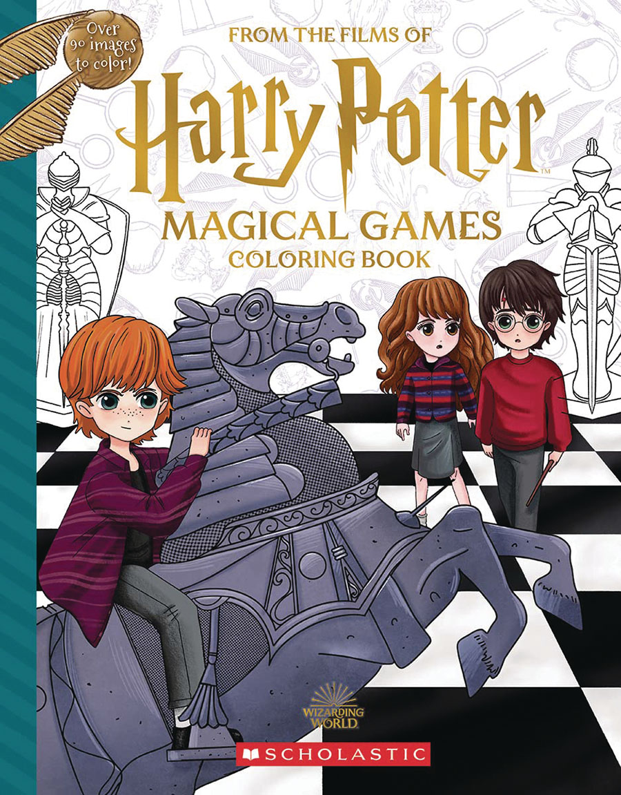 Harry Potter Magical Games Coloring Book TP