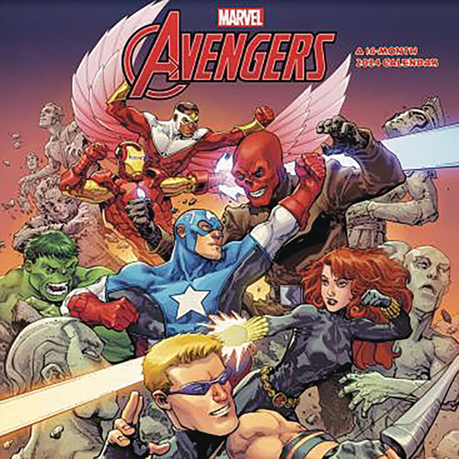 Avengers 16-Month 2024 Wall Calendar