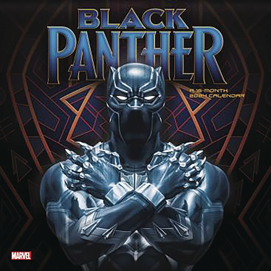 Black Panther 16-Month 2024 Wall Calendar