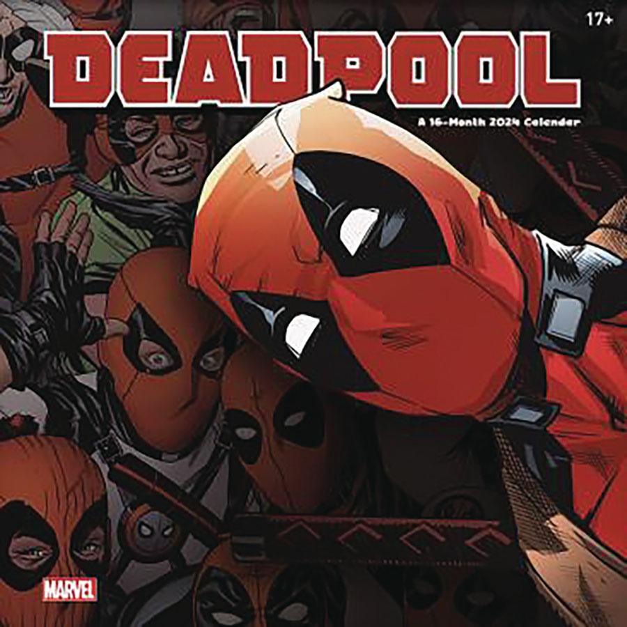 Deadpool 16-Month 2024 Wall Calendar