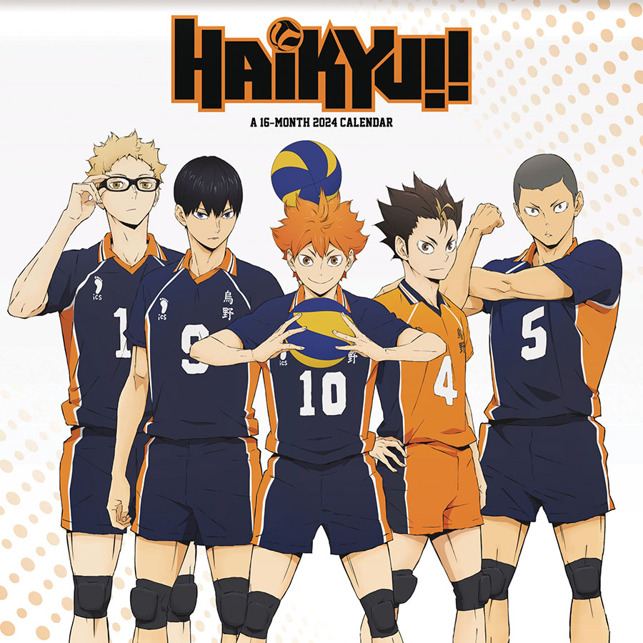 Haikyu 16-Month 2024 Wall Calendar