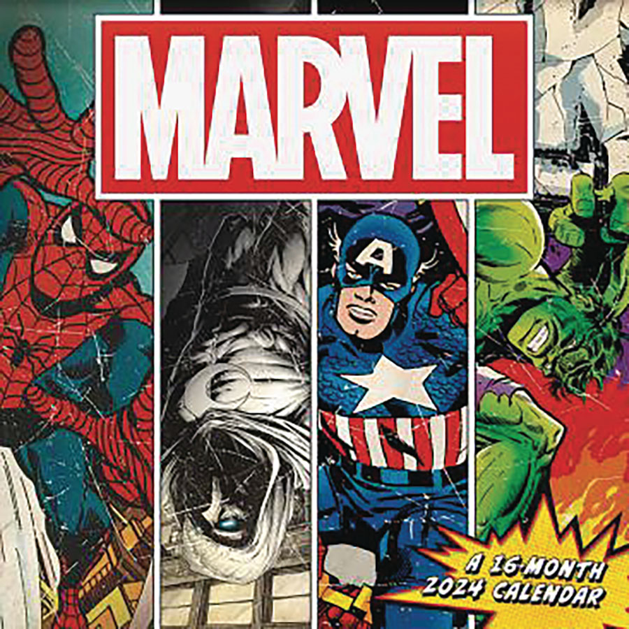 Marvel Comics 16-Month 2024 Wall Calendar