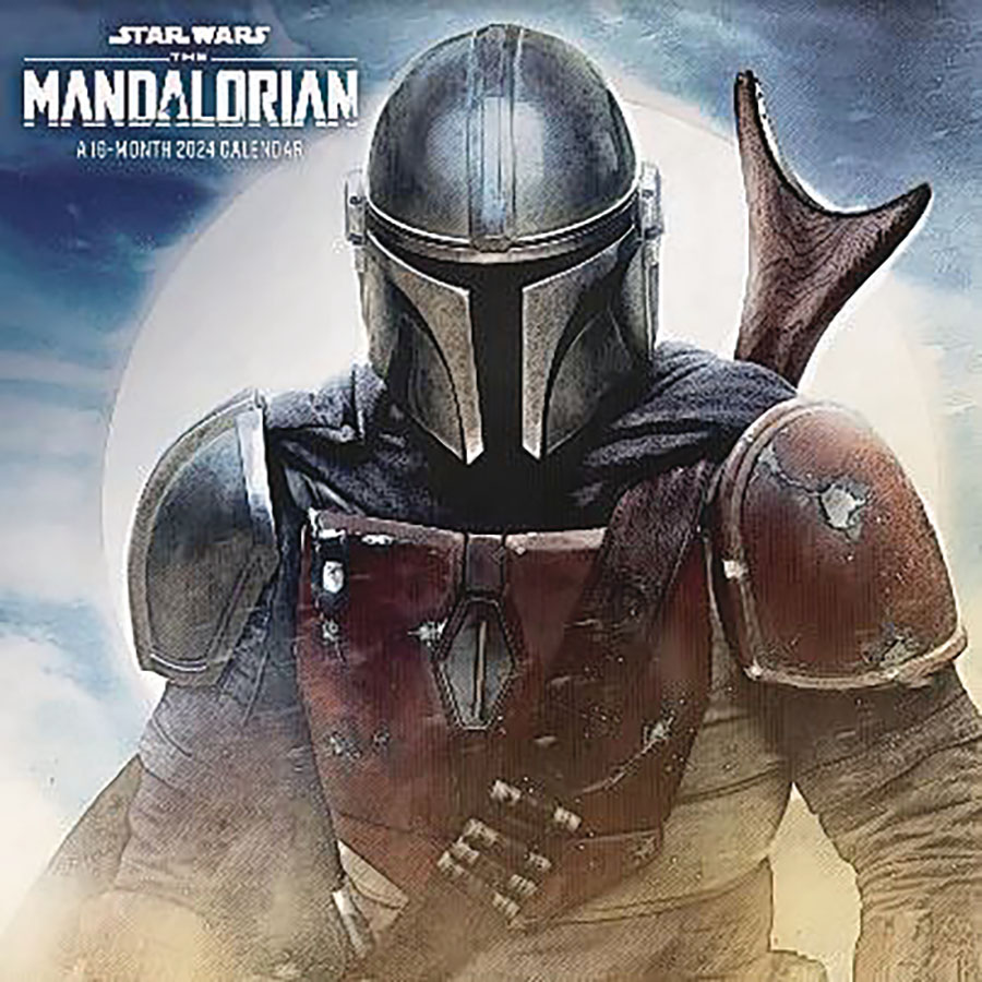 Star Wars The Mandalorian 16-Month 2024 Wall Calendar