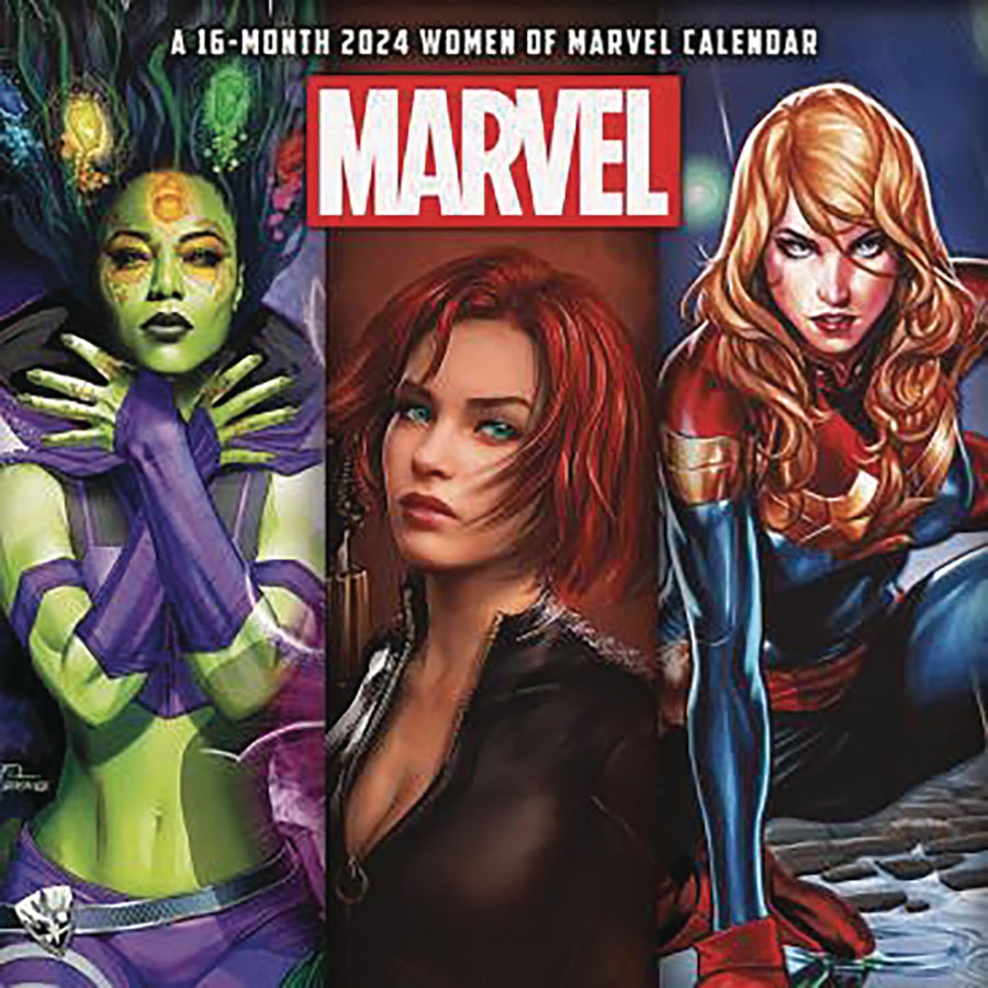 Women Of Marvel 16-Month 2024 Wall Calendar