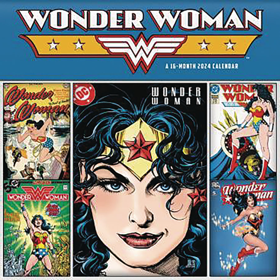 Wonder Woman 16-Month 2024 Wall Calendar