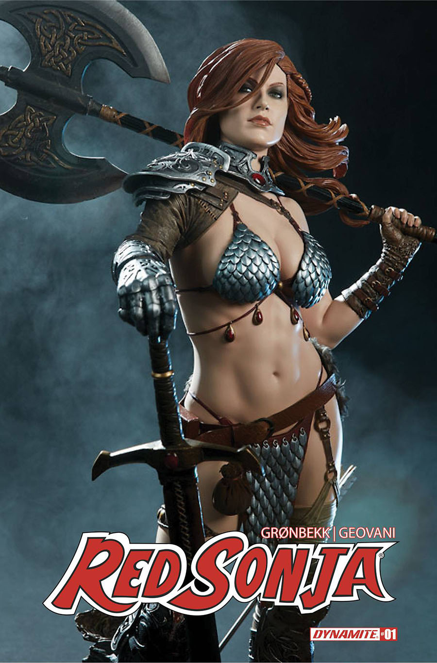 Red Sonja Vol 10 #1 Cover O Incentive Sideshow Statue Variant Cover