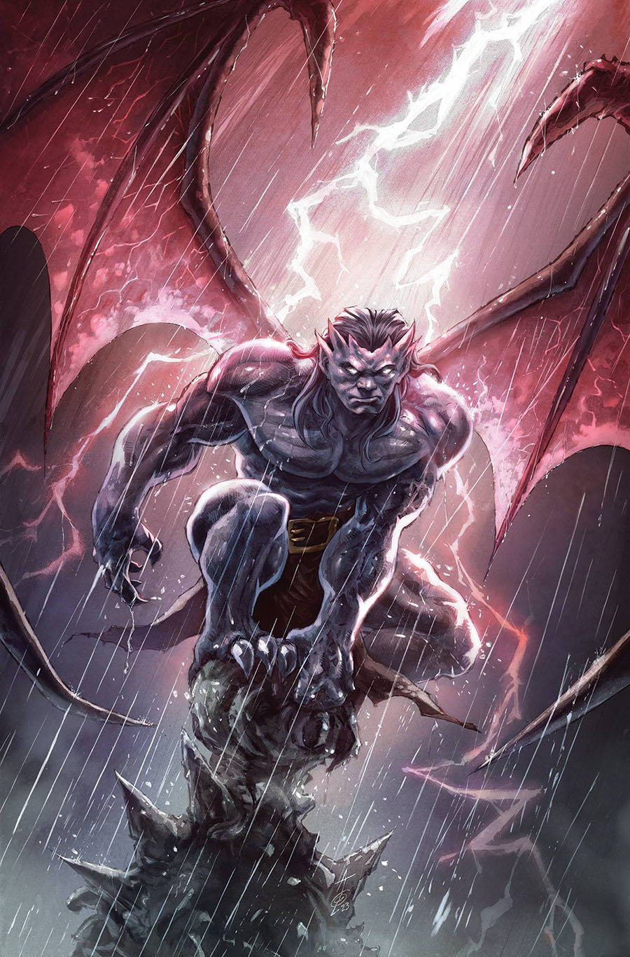 Gargoyles Dark Ages #1 Cover V Incentive Alan Quah Virgin Cover