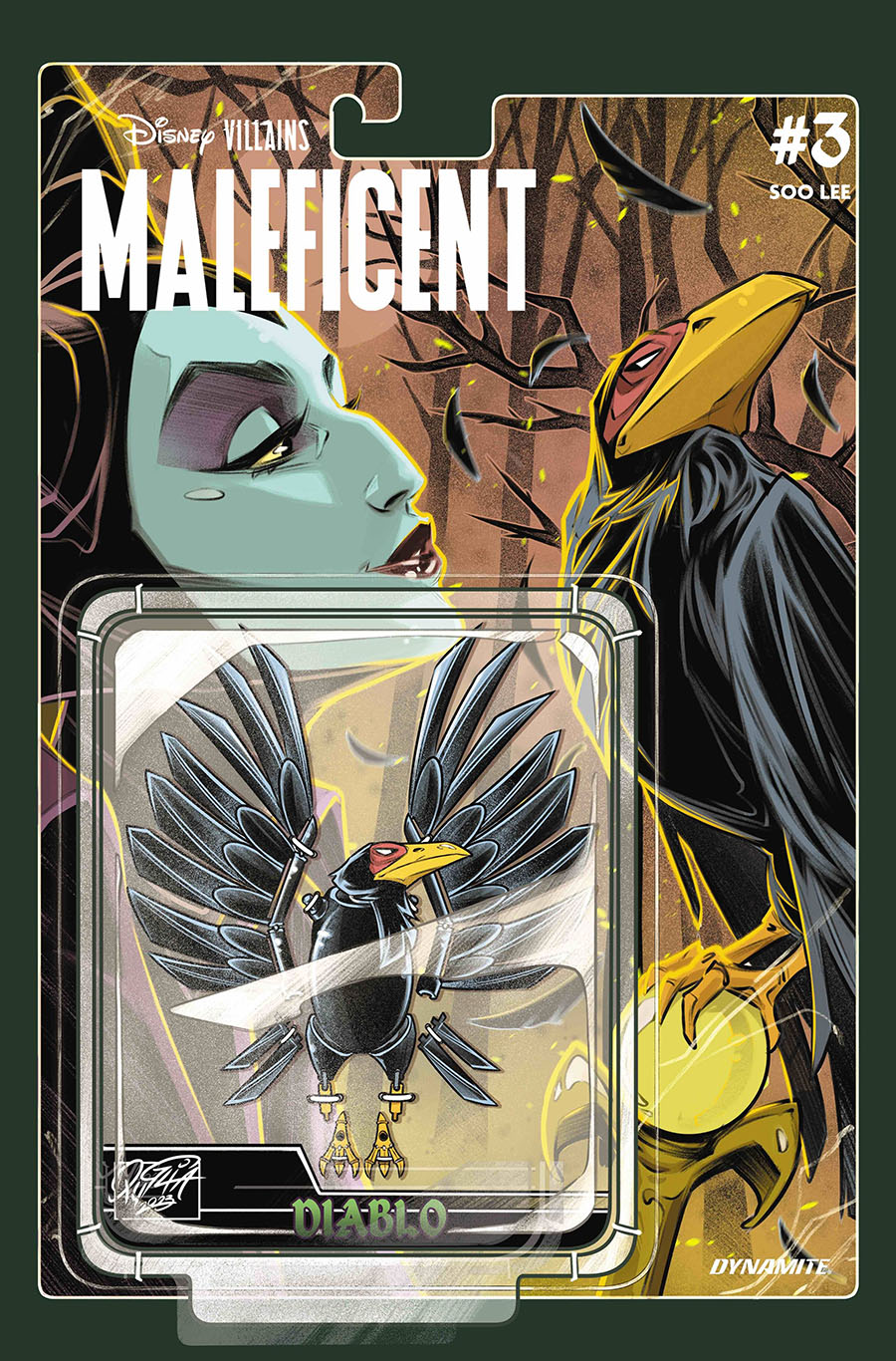 Disney Villains Maleficent #3 Cover H Incentive Action Figure Variant Cover