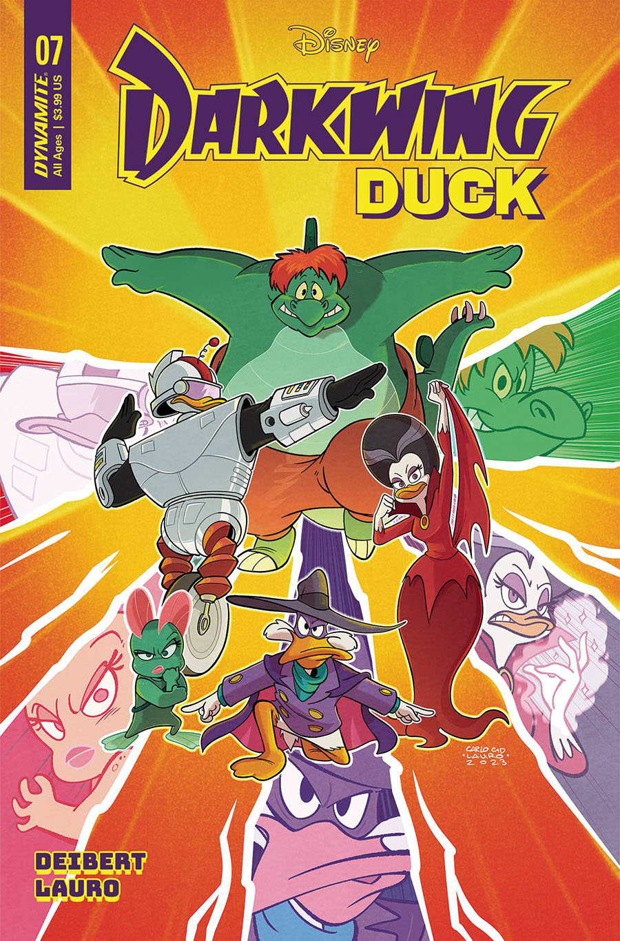 Darkwing Duck Vol 3 #7 Cover F Incentive Carlo Lauro Variant Cover