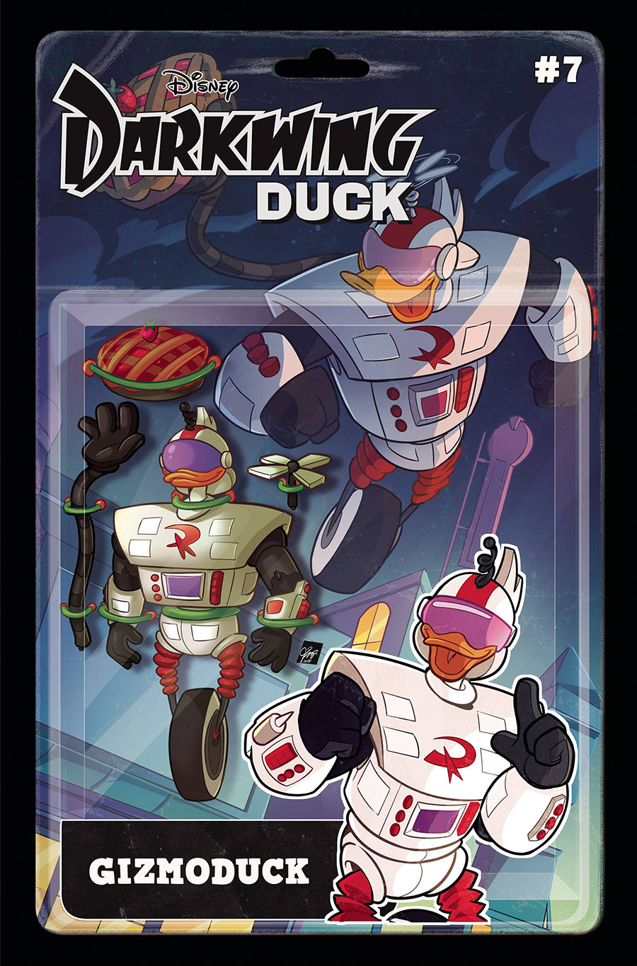 Darkwing Duck Vol 3 #7 Cover H Incentive Action Figure Variant Cover