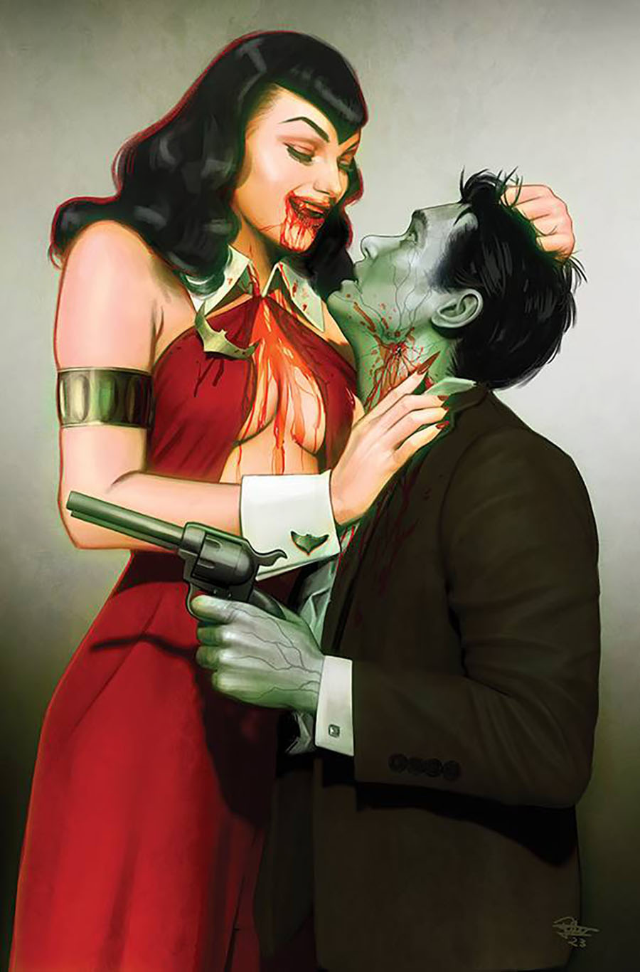 Vampirella vs The Superpowers #3 Cover K Incentive Rebeca Puebla Virgin Cover