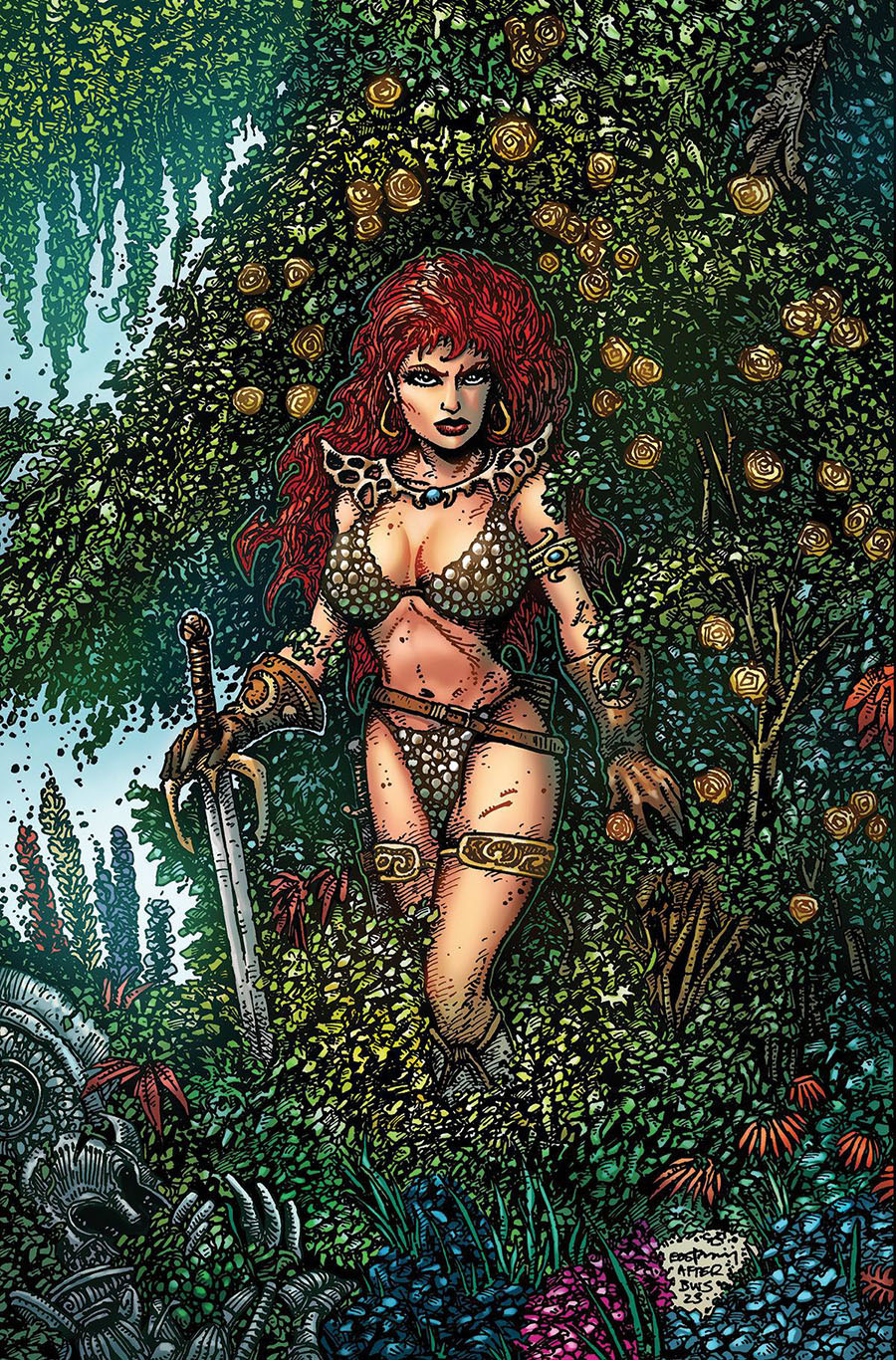 Red Sonja Vol 10 #1 Cover Z-N Limited Edition Kevin Eastman Virgin Cover