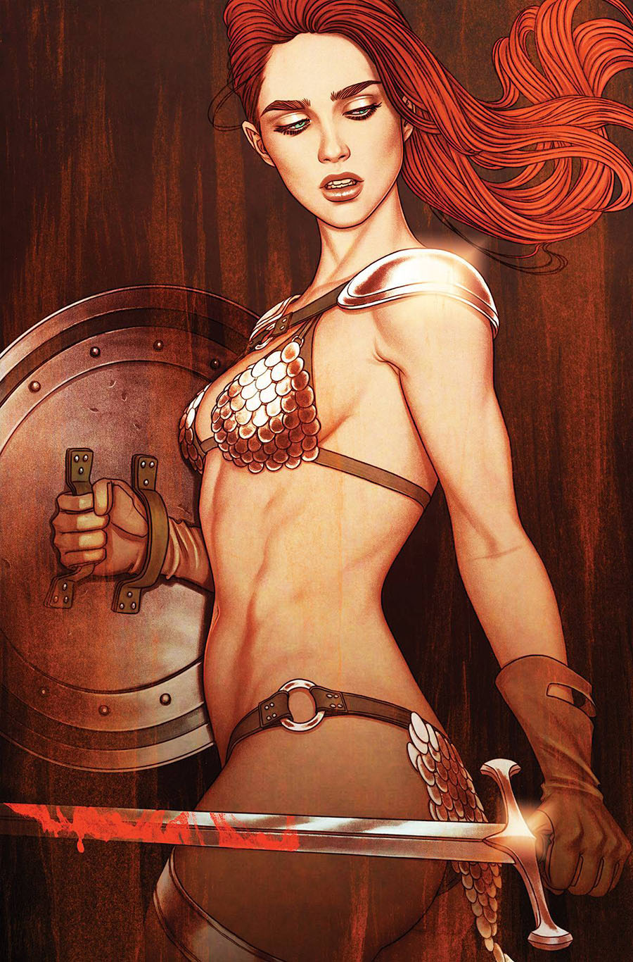 Red Sonja Vol 10 #1 Cover Z-O Limited Edition Jenny Frison Virgin Cover