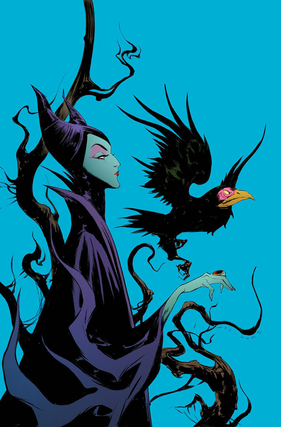 Disney Villains Maleficent #3 Cover M Dynamite Metal Premium Jae Lee Cover