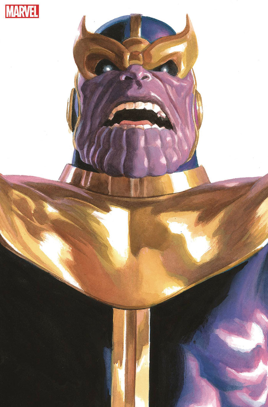 Warlock Rebirth #1 Cover K DF Alex Ross Timeless Thanos Virgin Variant Cover Signed By Ron Marz