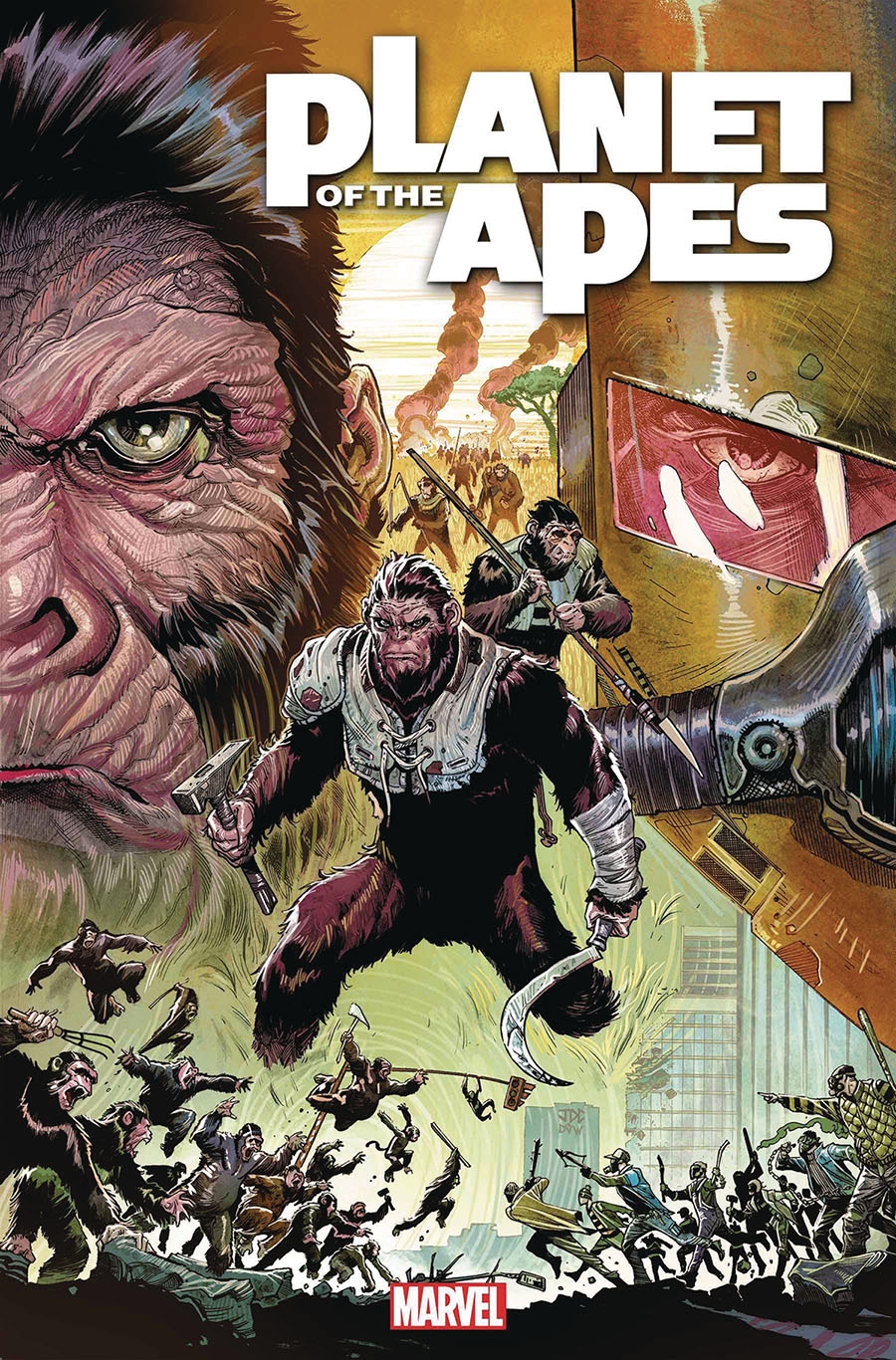 Planet Of The Apes Vol 4 #1 Cover L DF Signed By David Walker