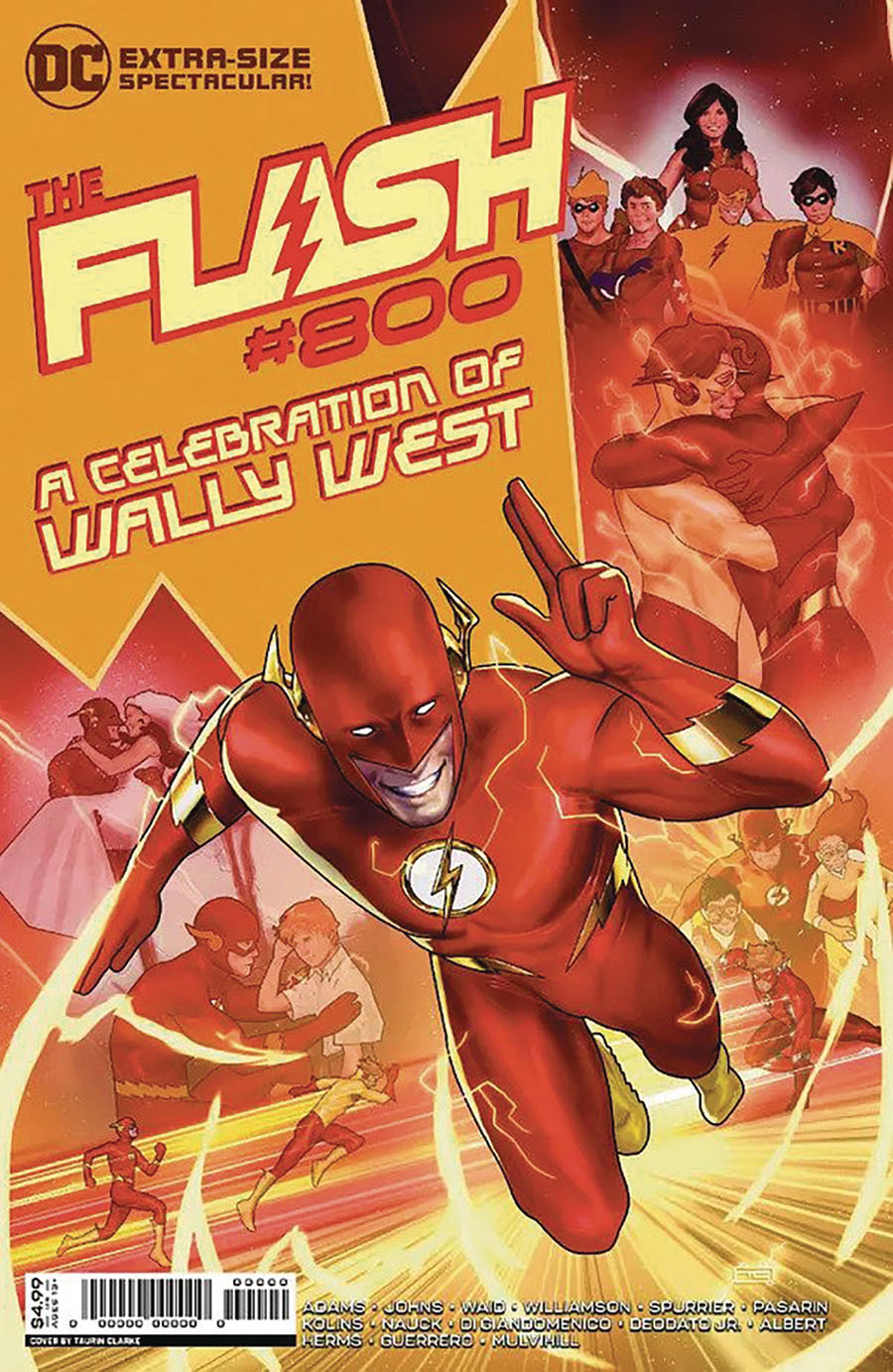 Flash Vol 5 #800 Cover K DF Silver Signature Series Signed By Joshua Williamson