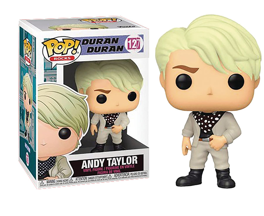 POP Rocks Duran Duran Wild Boys Andy Taylor Vinyl Figure