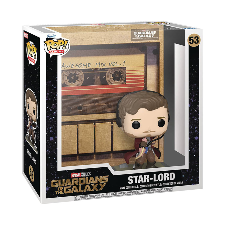 POP Albums Guardians Of The Galaxy Awesome Mix Star-Lord Vinyl Bobble Head
