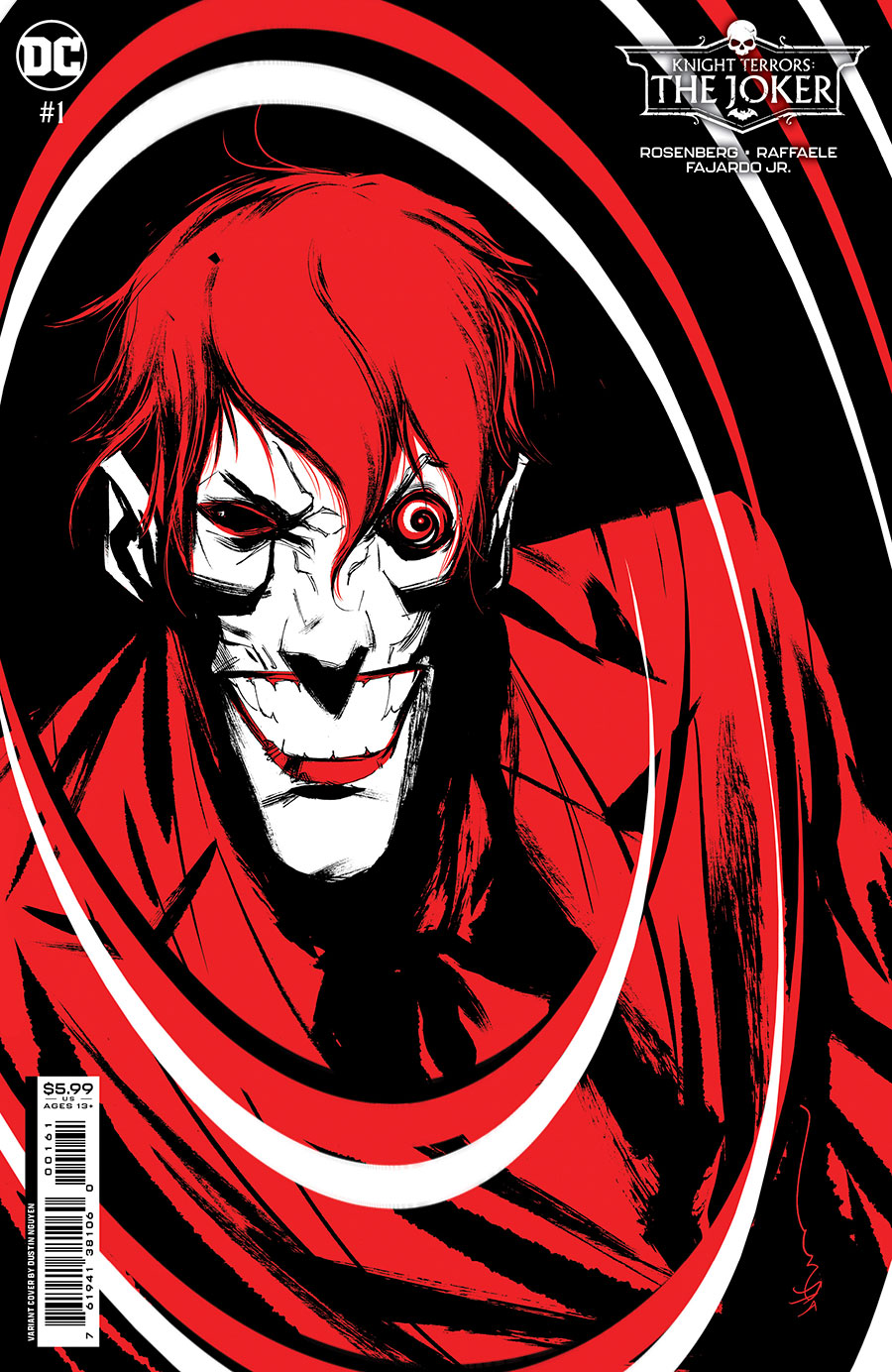 Knight Terrors Joker #1 Cover D Variant Dustin Nguyen Midnight Card Stock Cover