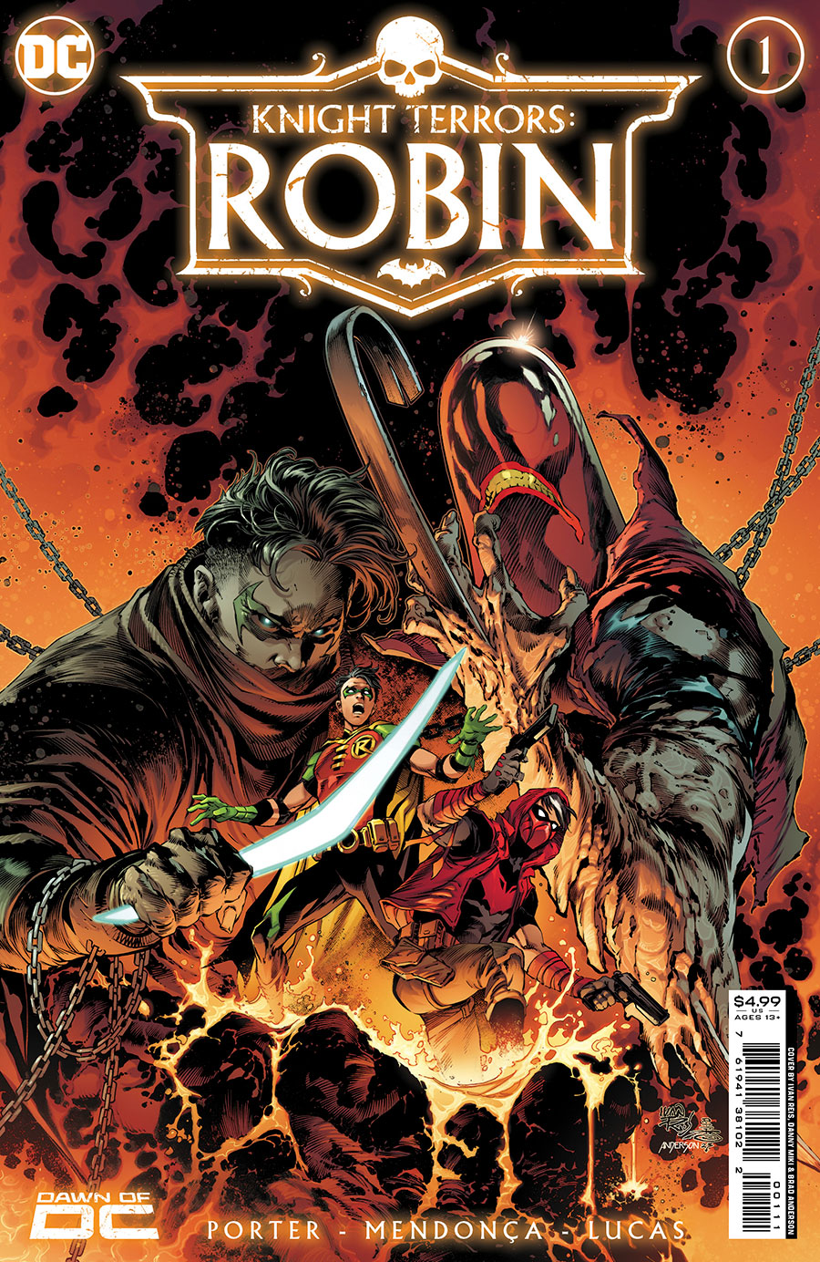 Knight Terrors Robin #1 Cover A Regular Ivan Reis Cover