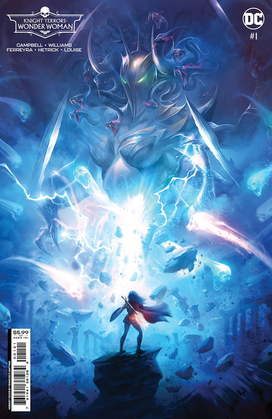 Knight Terrors Wonder Woman #1 Cover B Variant Francesco Mattina Card Stock Cover