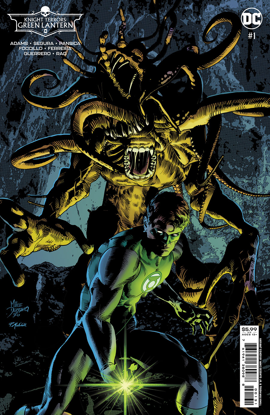 Knight Terrors Green Lantern #1 Cover C Variant Mike Deodato Jr Card Stock Cover