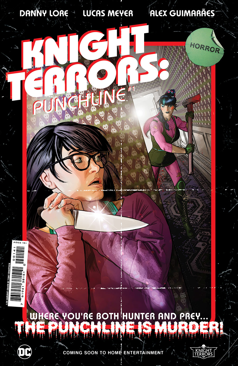 Knight Terrors Punchline #1 Cover E Incentive Tony Shasteen Card Stock Variant Cover