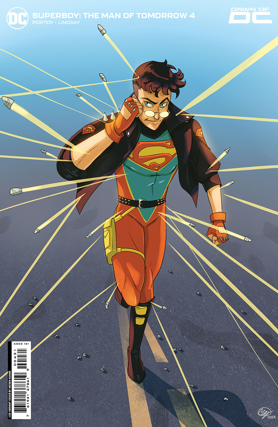 Superboy The Man Of Tomorrow #4 Cover C Incentive Megan Huang Card Stock Variant Cover