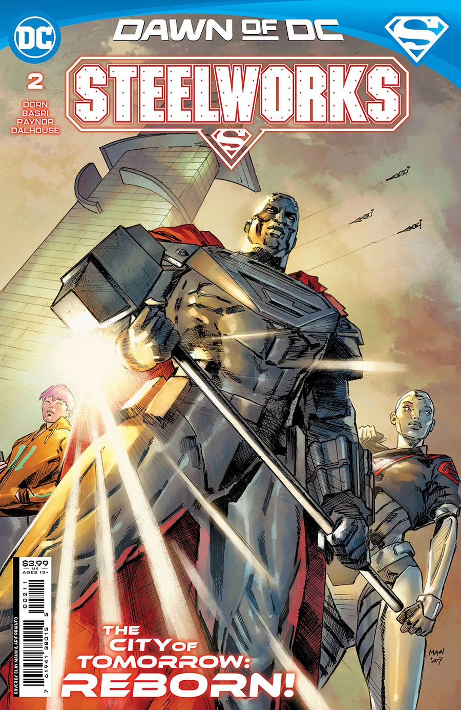 Steelworks #2 Cover A Regular Clay Mann Cover