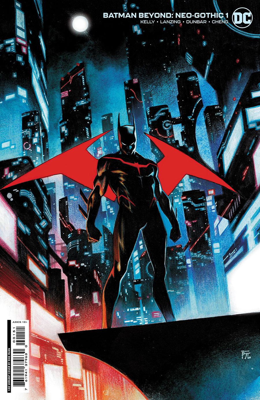 Batman Beyond Neo-Gothic #1 Cover E Incentive Dike Ruan Card Stock Variant Cover