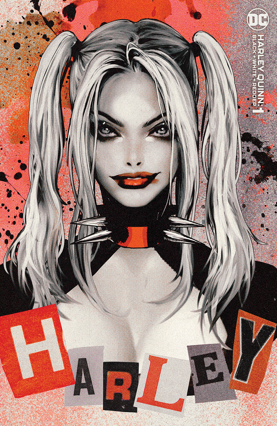 Harley Quinn Black White Redder #1 Cover E Incentive Sozomaika Variant Cover