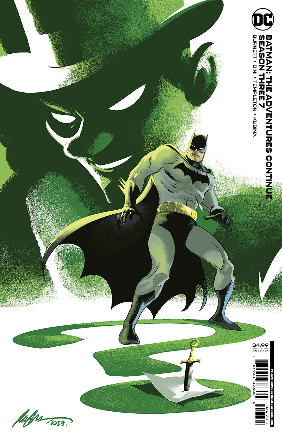 Batman The Adventures Continue Season III #7 Cover C Variant Rafael Albuquerque Villain Card Stock Cover